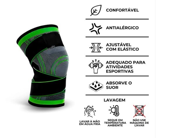 Características da Joelheira Premium